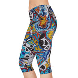 Cascading Grace Women's Capri Leggings