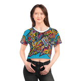 Rainbow Soul AOP Crop Tee