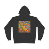 Multidimensional 100% Organic Unisex EcoSmart® Pullover Hoodie Sweatshirt