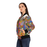 Freedom Women's Bomber Jacket (AOP)
