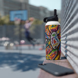 Rainbow Soul Stainless Steel Water Bottle, Standard Lid