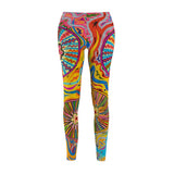 Multidimensional Women's Cut & Sew Casual Leggings