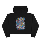 Cascading Grace Crop Hoodie