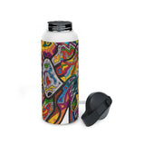 Rainbow Soul Stainless Steel Water Bottle, Standard Lid