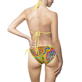 Multidimensional Women's Bikini Swimsuit