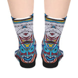 Cascading Grace Mid-length Socks