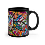 Rainbow Soul 11oz Black Mug
