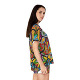 Rainbow Soul Women's Short Pajama Set (AOP)