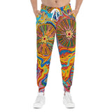 Multidimensional Unisex Athletic Joggers (AOP)