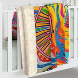 Multidimensional Sherpa Fleece Blanket