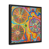 Multidimensional Gallery Canvas Wraps, Square Frame
