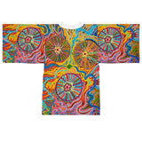 Multidimensional Long Sleeve Kimono Robe