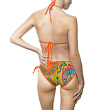 Multidimensional Women's Bikini Swimsuit