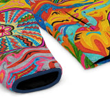 Multidimensional Men's Puffer Jacket (AOP)