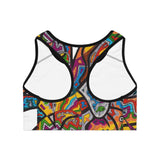 Rainbow Soul Sports Bra (AOP)