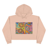 Multidimensional Crop Hoodie