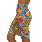 Multidimensional Women's Mini Skirt