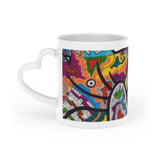 Rainbow Soul Heart-Shaped Mug