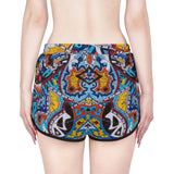 Cascading Grace Women's Relaxed Shorts (AOP)