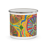 Multidimensional 100% Organic Enamel Camping Mug