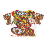 Spirit Dance AOP Crop Tee