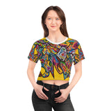 Rainbow Soul AOP Crop Tee