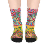Multidimensional Mid-length Socks
