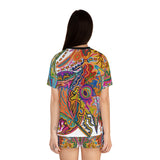 Freedom Women's Short Pajama Set (AOP)