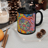 Multidimensional 11oz Black Mug