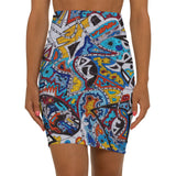 Cascading Grace Women's Mini Skirt