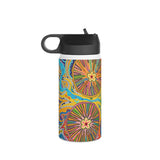 Multidimensional Stainless Steel Water Bottle, Standard Lid