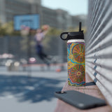 Multidimensional Stainless Steel Water Bottle, Standard Lid