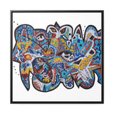 Cascading Grace Gallery Canvas Wraps, Square Frame