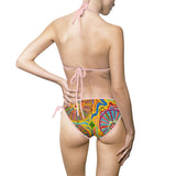 Multidimensional Women's Bikini Swimsuit