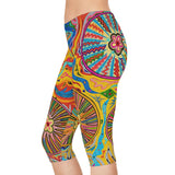 Multidimensional Women's Capri Leggings