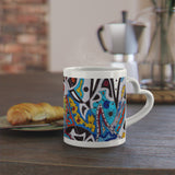 Cascading Grace Heart-Shaped Mug
