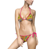 Multidimensional Women's Bikini Swimsuit