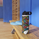 Rainbow Soul Stainless Steel Water Bottle, Standard Lid