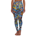 Cascading Grace High Waisted Yoga Leggings