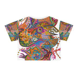 Freedom AOP Crop Tee