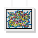 Framed Horizontal Poster Urabe Art Design - 2