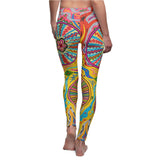 Multidimensional Women's Cut & Sew Casual Leggings