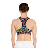 Rainbow Soul Sports Bra (AOP)