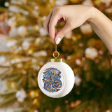 Cascading Grace Christmas Ball Ornament