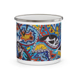 Cascading Grace 100% Organic Enamel Camping Mug