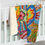 Multidimensional Sherpa Fleece Blanket