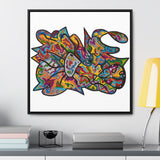 Rainbow Soul Gallery Canvas Wraps, Square Frame