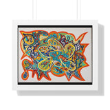 Framed Horizontal Poster Urabe Art Design - 8