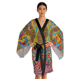Multidimensional Long Sleeve Kimono Robe