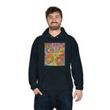 Multidimensional 100% Organic Unisex EcoSmart® Pullover Hoodie Sweatshirt